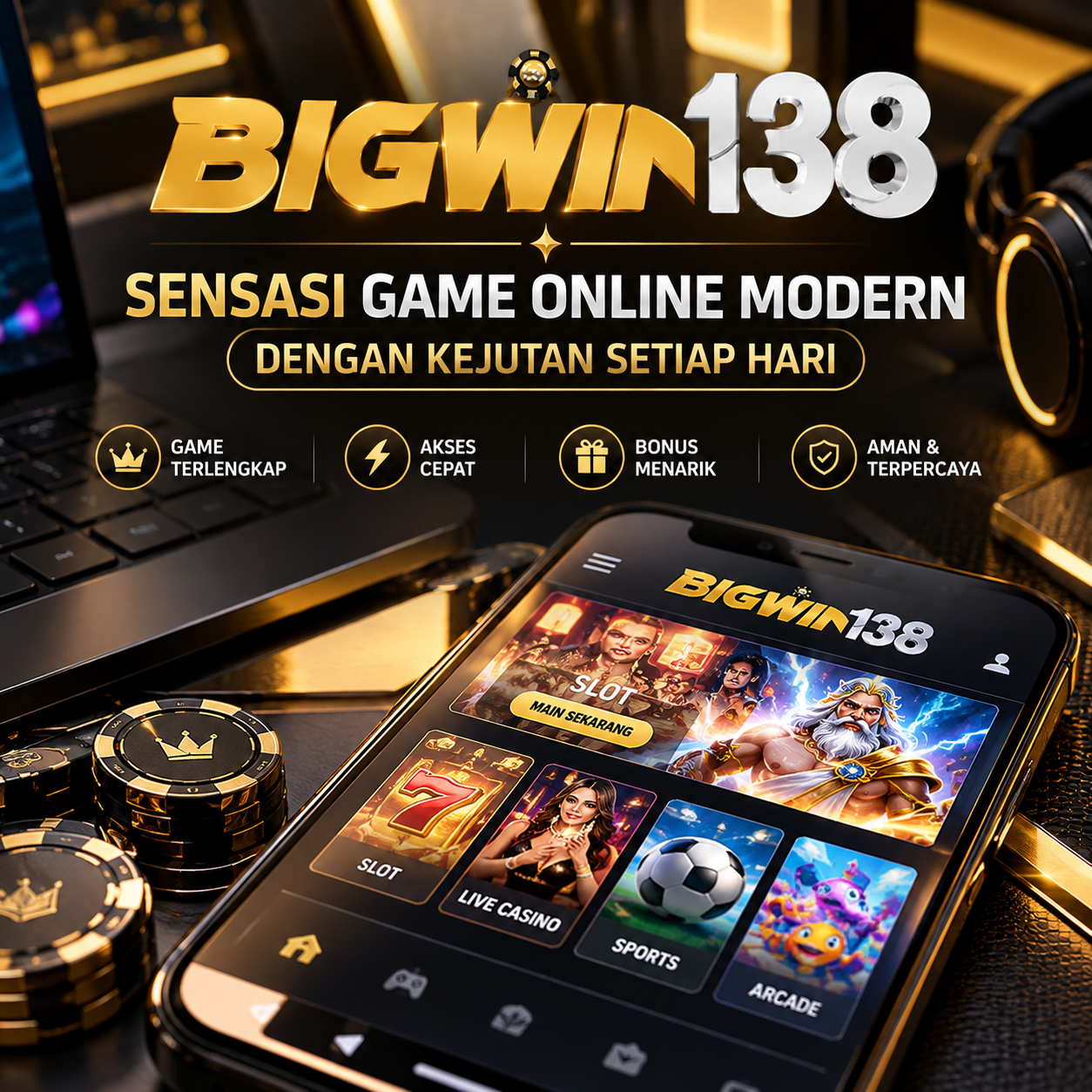BIGWIN138 ✦ Sensasi Game Online Modern dengan Kejutan Setiap Hari